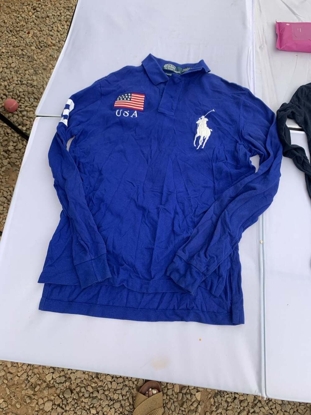 Vintage Polo Ralph Lauren Rugby USA Shirt 90s - ,
